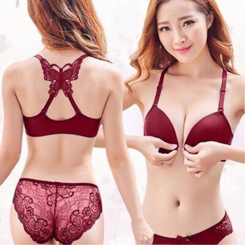 Bralette Triangle Set - Seksowny Biustonosz z Odkrytymi Plecami i
