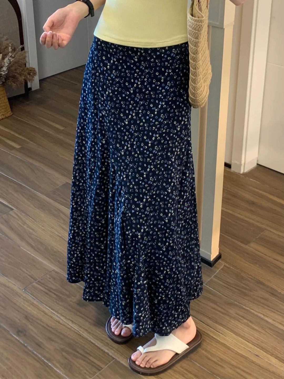 Spódnica midi w kwiatowy wzór  – Midi Skirt Floral recenzja i cena