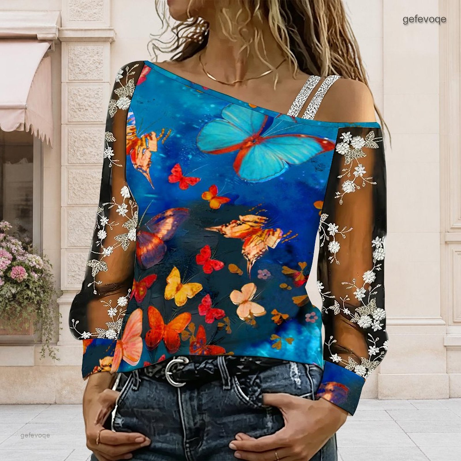 Damska bluzka z odkrytymi rami – Blouse Off Shoulder recenzja i cena