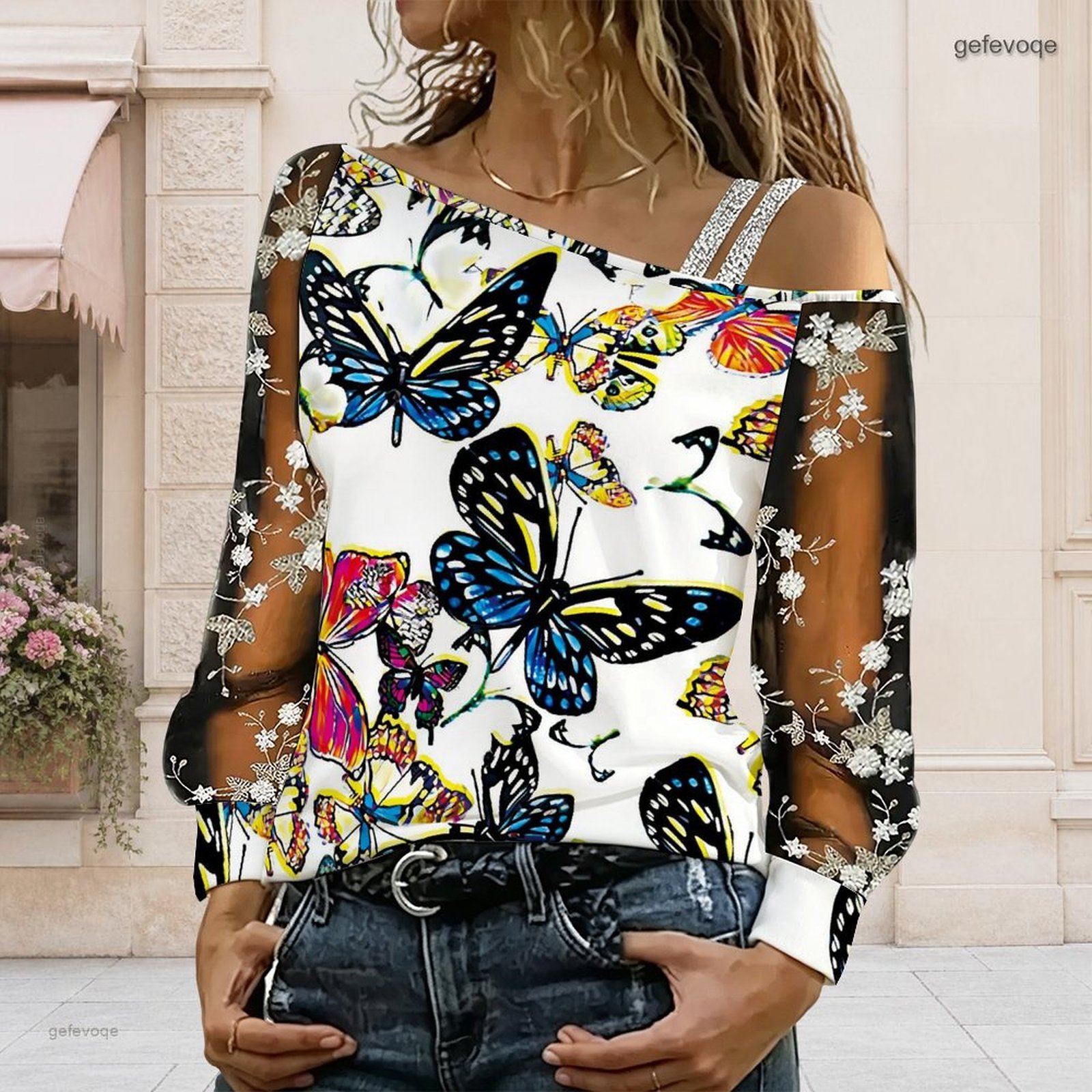 Damska bluzka z odkrytymi rami – Blouse Off Shoulder recenzja i cena
