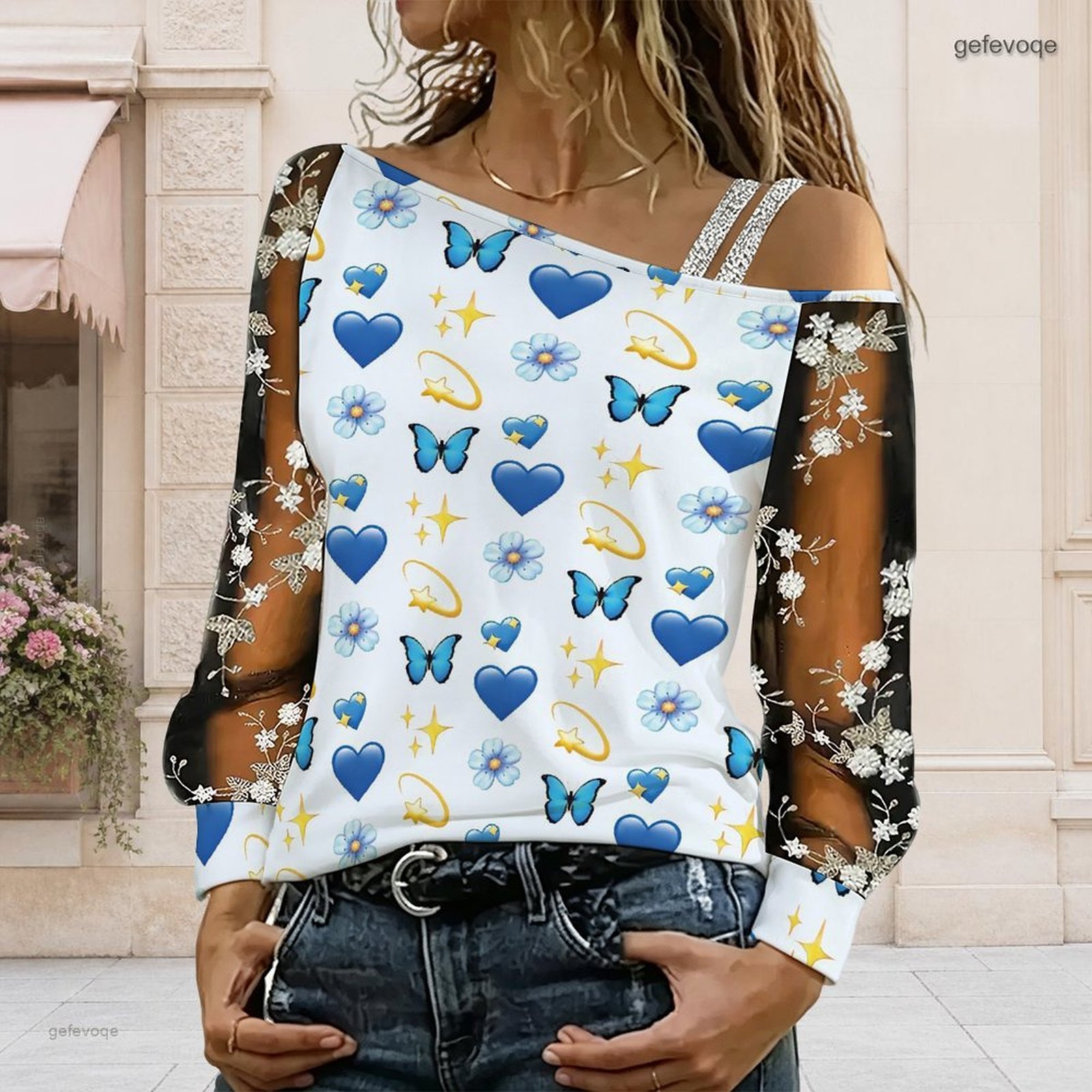 Damska bluzka z odkrytymi rami – Blouse Off Shoulder recenzja i cena