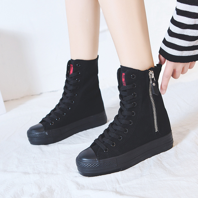 Damskie buty Nowe trampki wyso – Wedge Espadrille Women recenzja i cena