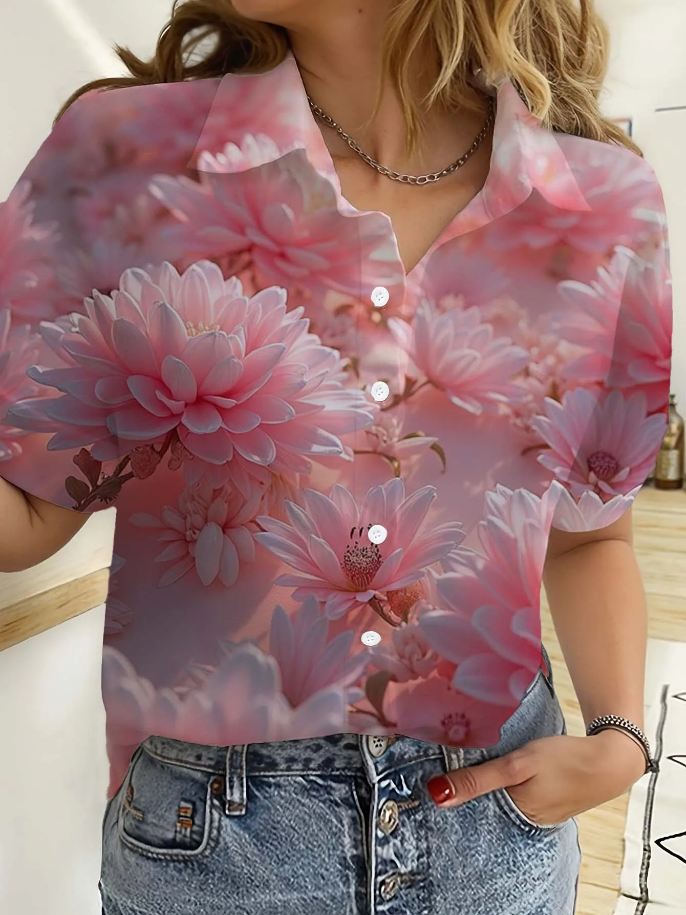 Hawajskie koszule damskie z kr – Romper Floral Print recenzja i cena