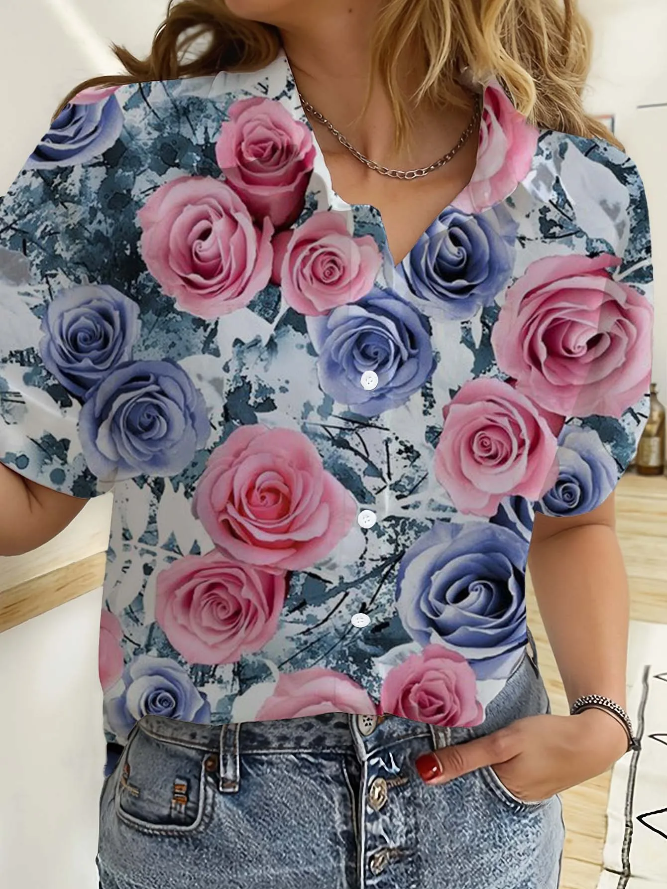 Hawajskie koszule damskie z kr – Romper Floral Print recenzja i cena