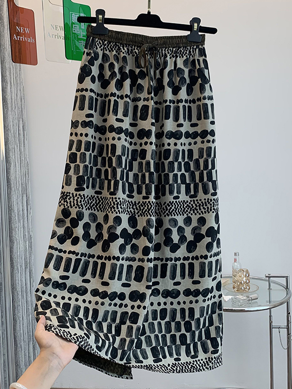 Damska letnia spódnica midi w  – Midi Skirt Floral recenzja i cena