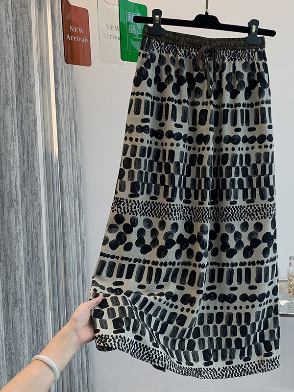 Damska letnia spódnica midi w  – Midi Skirt Floral recenzja i cena