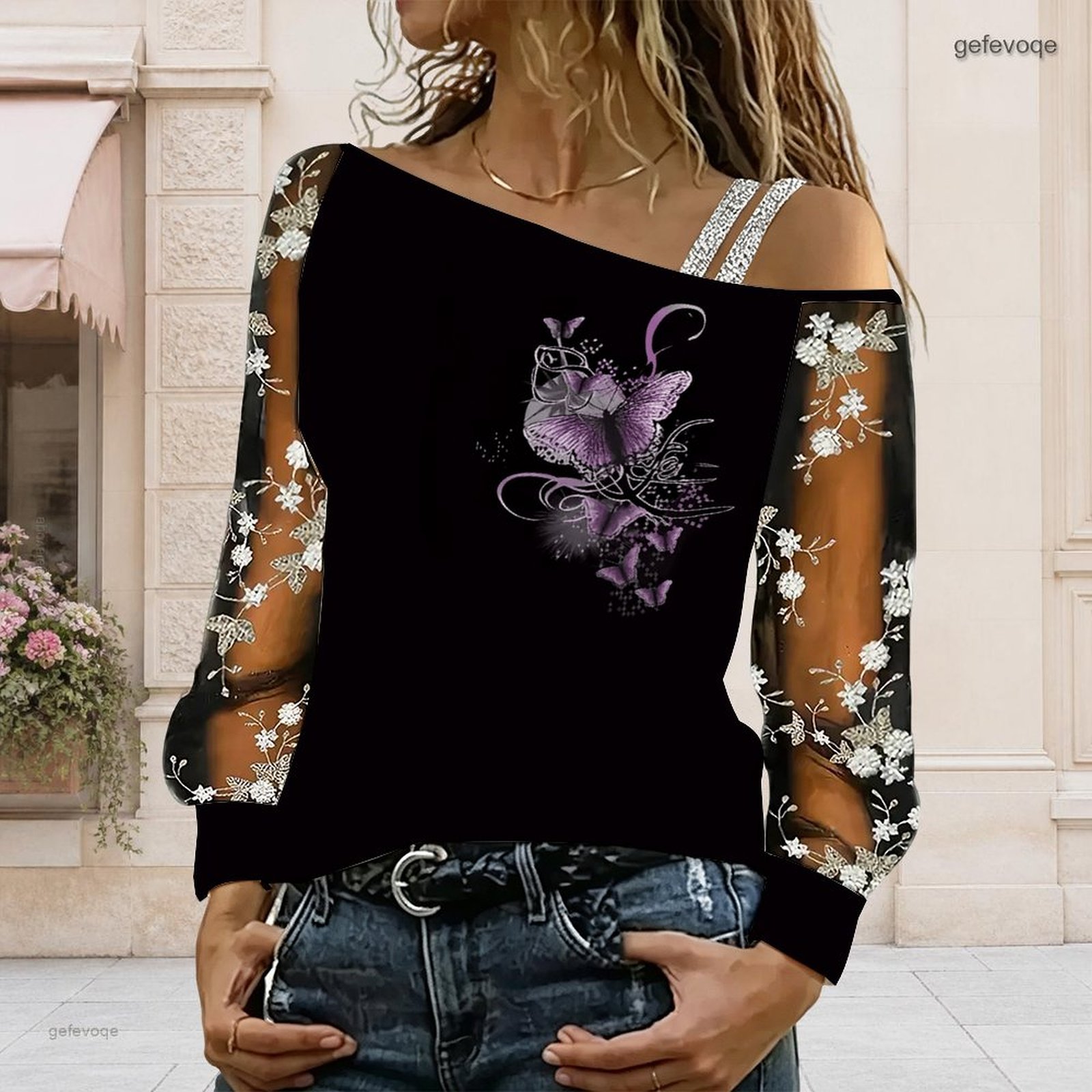 Damska bluzka z odkrytymi rami – Blouse Off Shoulder recenzja i cena