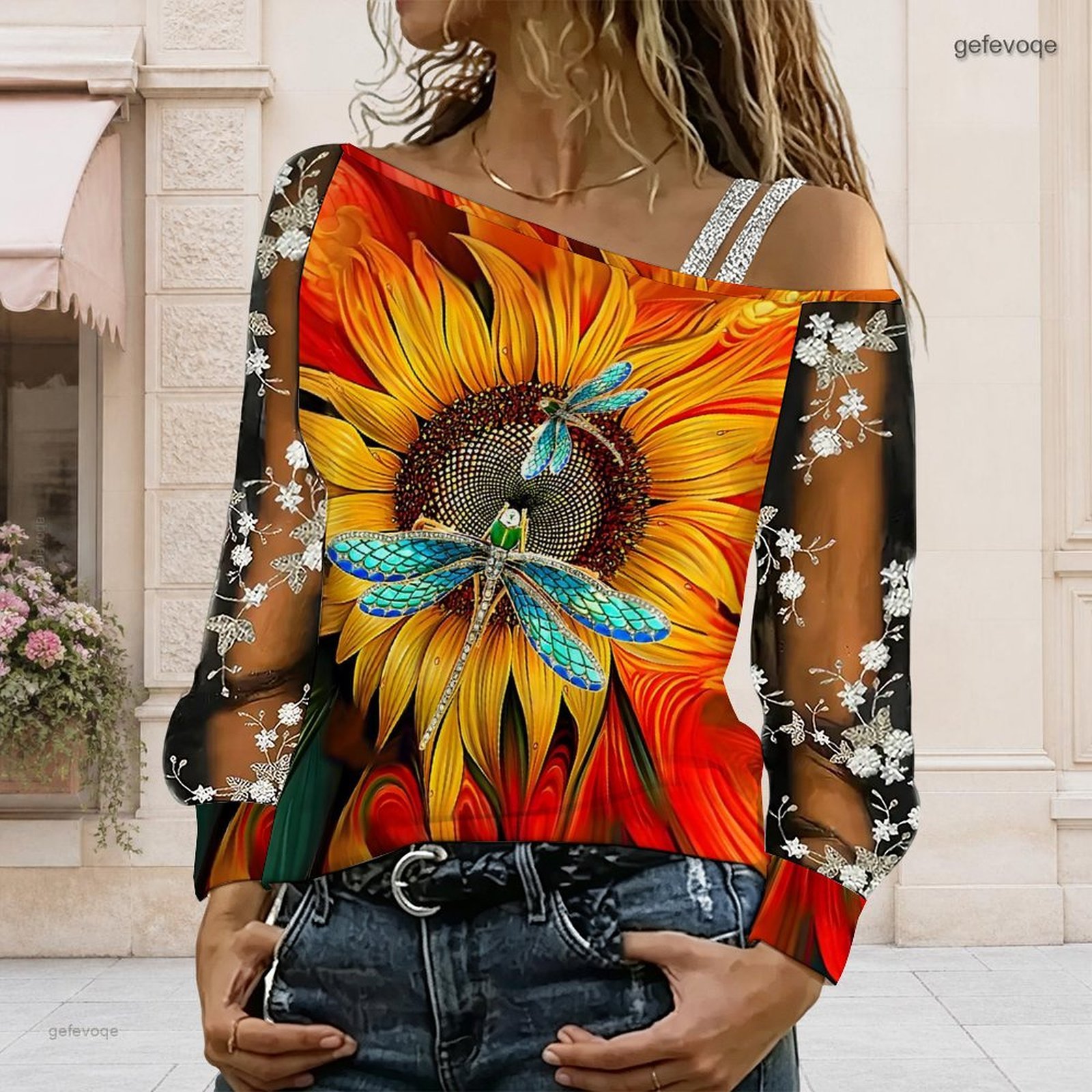 Damska bluzka z odkrytymi rami – Blouse Off Shoulder recenzja i cena